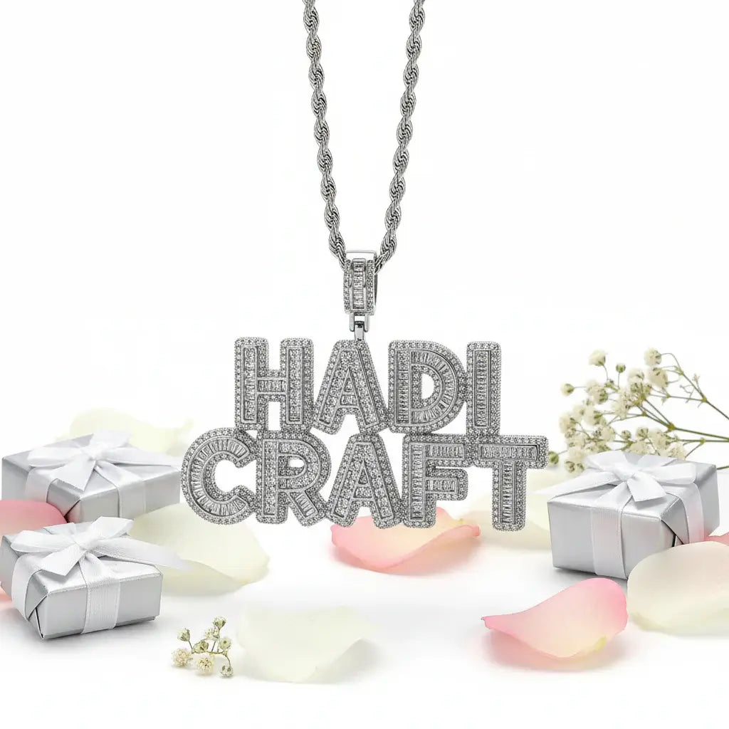 Custom Name Necklace Cubic Zirconia