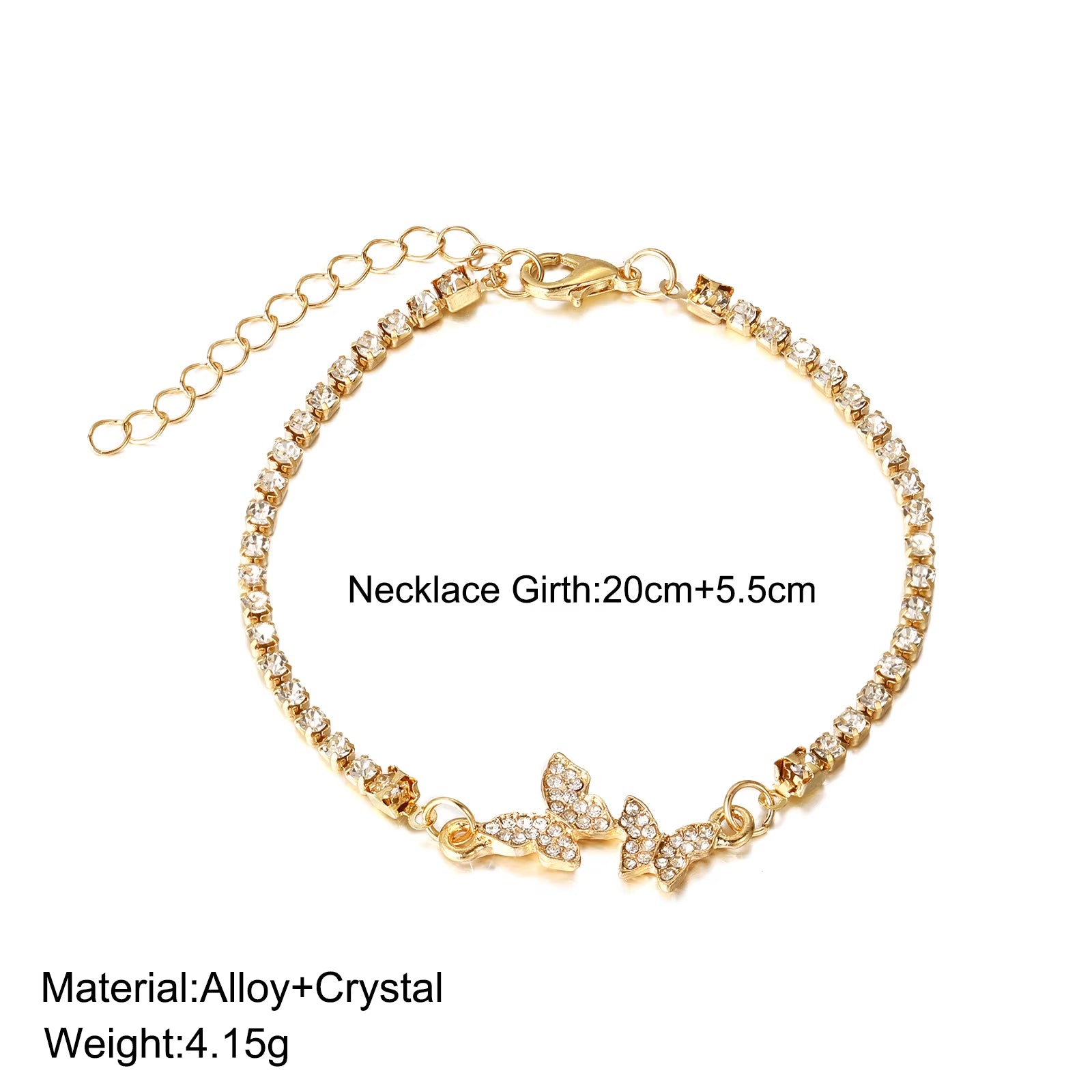 925 Sterling Silver Butterfly Bracelet for Women Fashion Luxury Rhinestone Charm Bracelets Versatile Bling Jewelery Party Gifts
