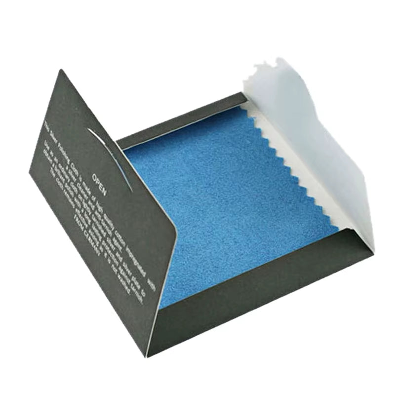10PCS Silver Polishing Cloth Cleaner Jewelery Cleaning Cloth Anti-Tarnish Tool