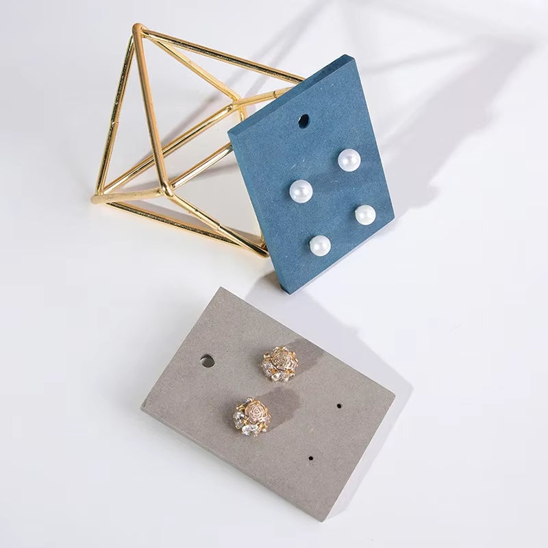 Earring Display Stand Earing Holder Case for Jewelry Sheet Pad Jewelery Organizer Jewellery Display Showcase Wood Acrylic Custom