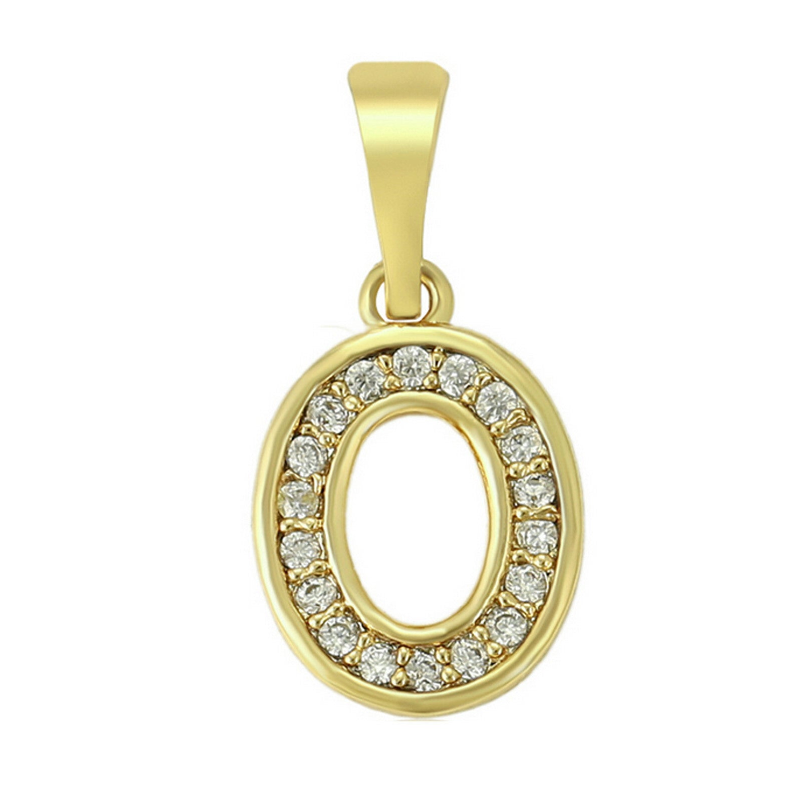 14K Gold Plated Initial Letter Name Pendant Necklace plus Chain. Oro Laminado