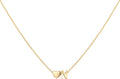Initial Heart Necklace 18K Gold Plated Stainless Steel Tiny Heart Letter Necklace Personalized Monogram Name Necklace for Women