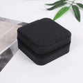 Portable Travel Mini Jewelry Box Leather Jewelery Ring Organizer Case Storage Gift Box Girls Women