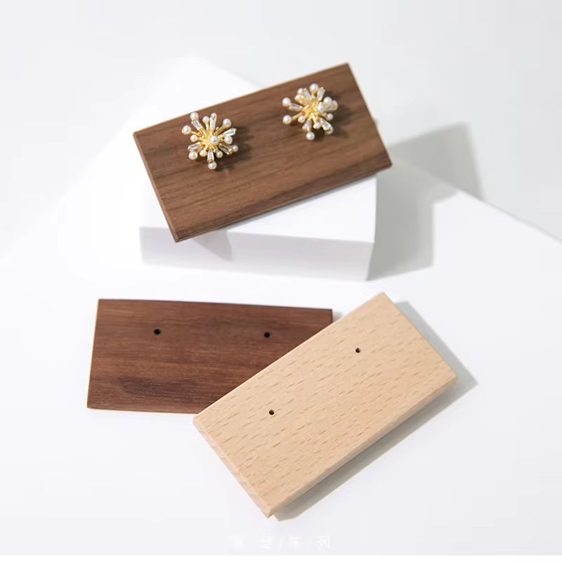 Earring Display Stand Earing Holder Case for Jewelry Sheet Pad Jewelery Organizer Jewellery Display Showcase Wood Acrylic Custom