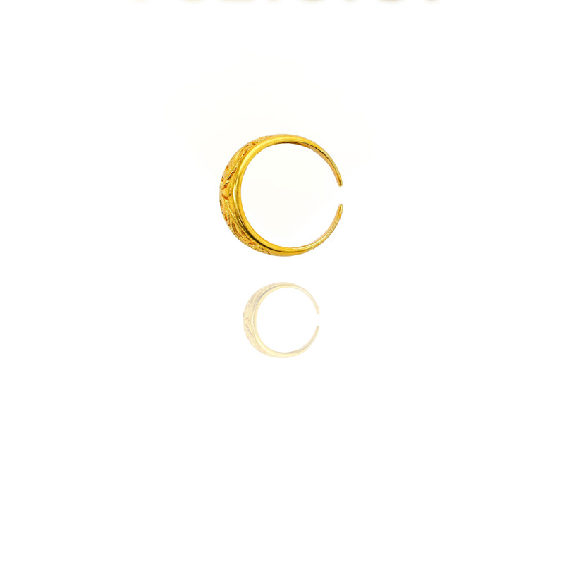 24K Gold Jewelry,Adjustable Flowers Ring Gold Sterling Jewelry for Women